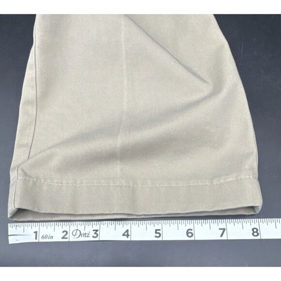 Lands End Women’s Pleated Front Khaki Tan Trouser Pants Size 6 Classic Pockets - Picture 12 of 12